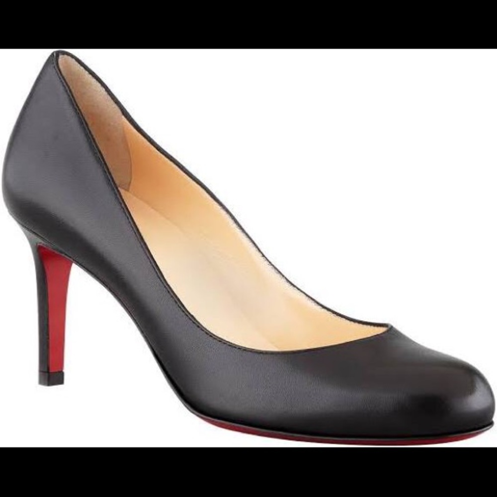 Christian Louboutin leather pumps